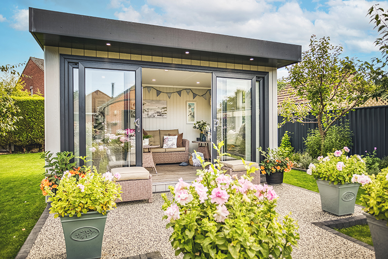 Contemporary garden summerhouse