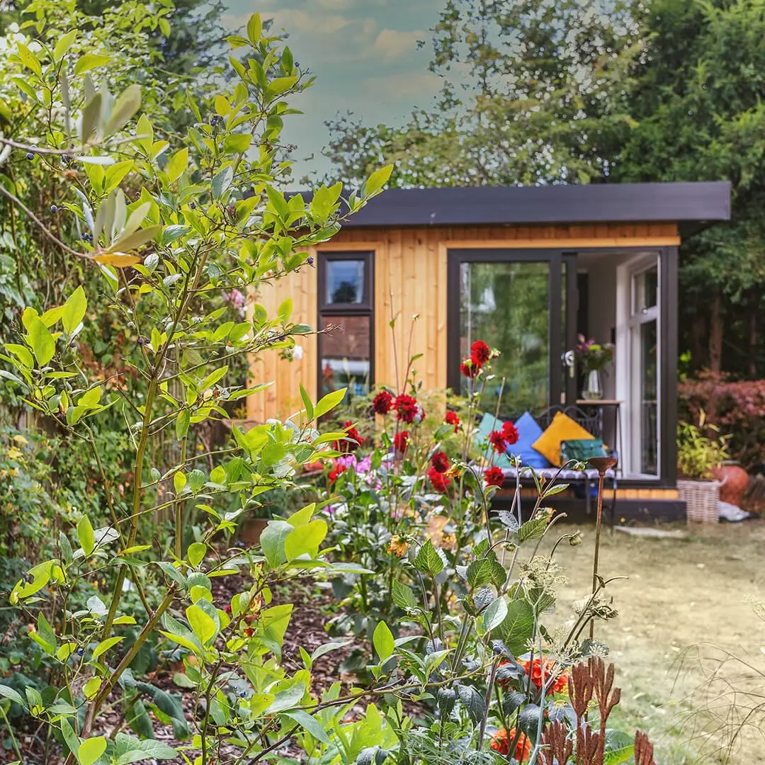 Small insulated garden office