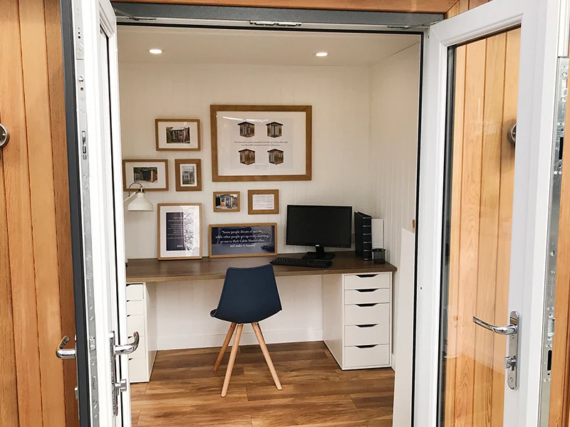 Garden annexe with office