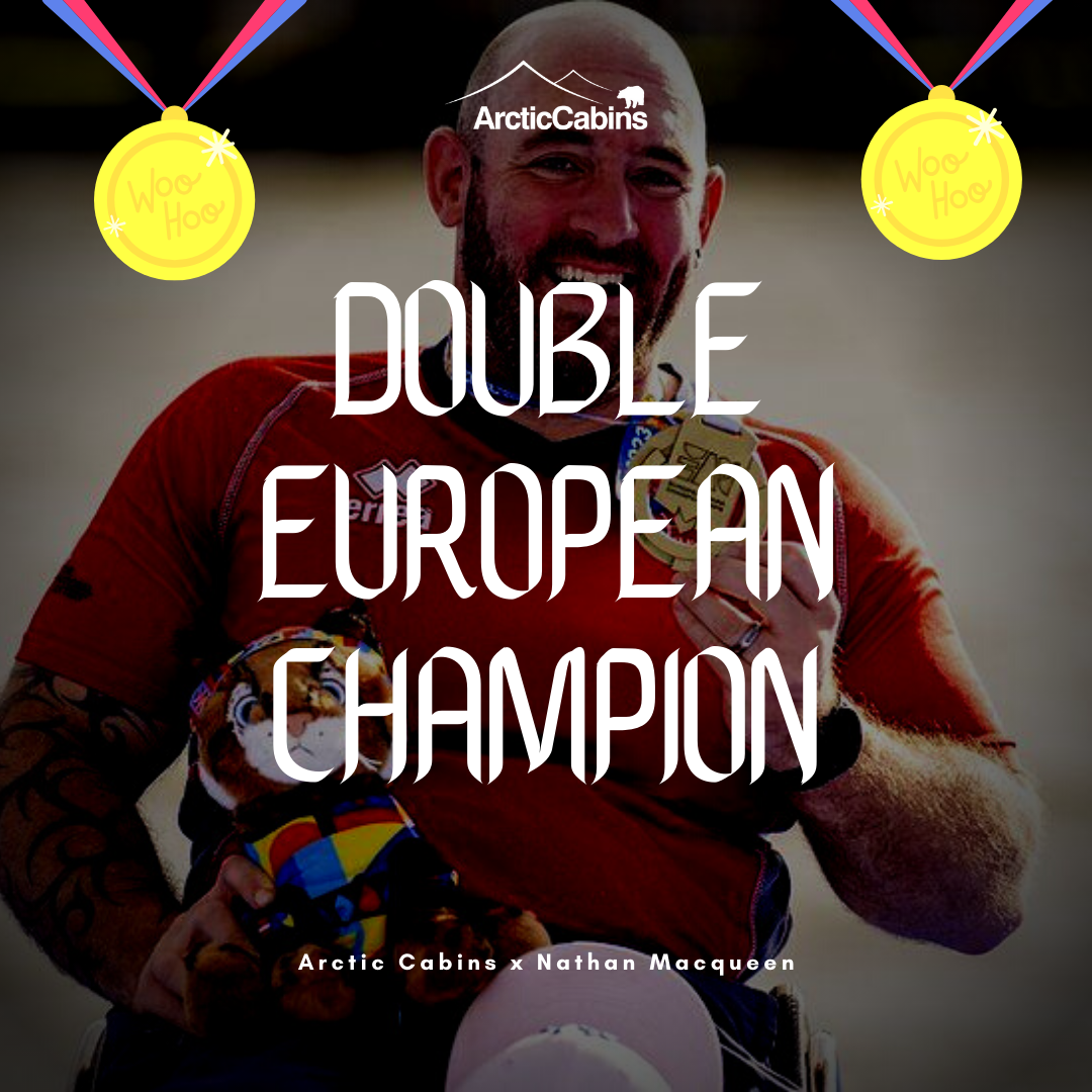 Nathan Macqueen x Arctic Cabins double european champion