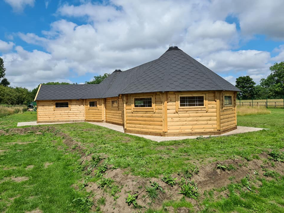 Happy Homestead Eco Nursery Forest School Outdoor Wooden Cabin