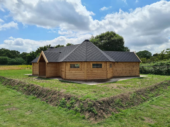 Happy Homestead Eco Nursery Forest School Outdoor Wooden Cabin