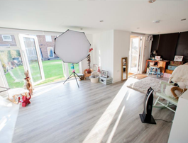 Photography studio inside