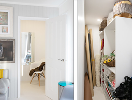 Photography studio storage garden room
