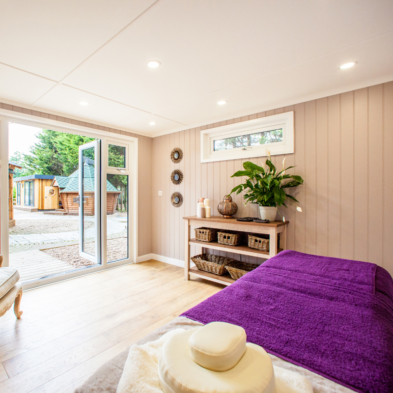 Interior of a garden therapy room