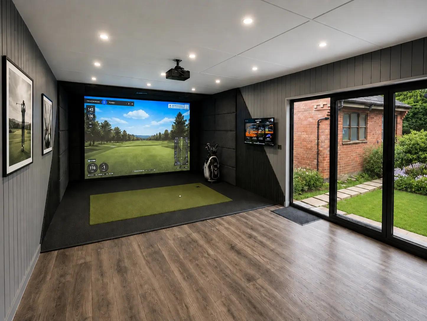 golf simulator fit out