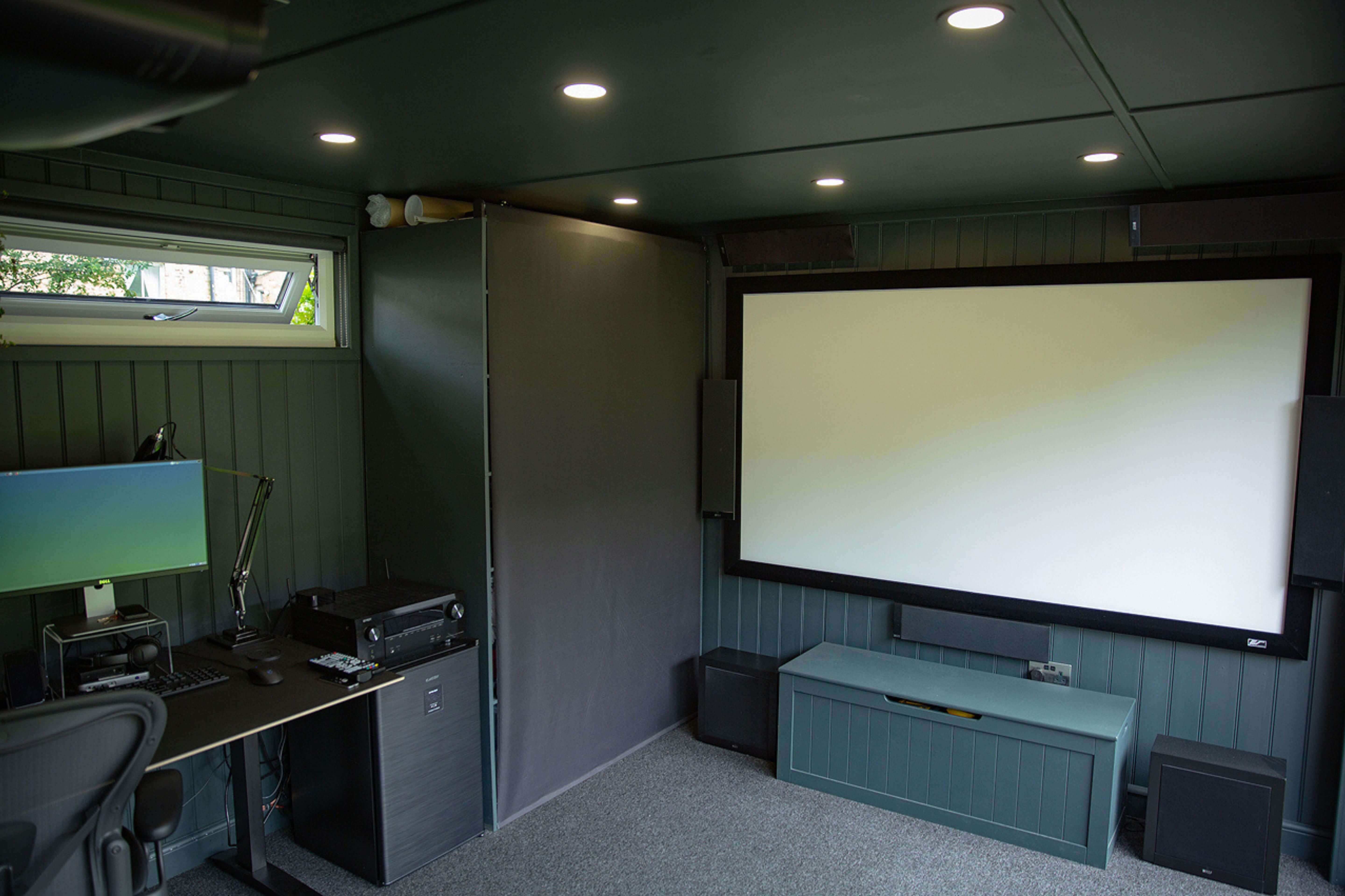 Chris' Garden Cinema Room