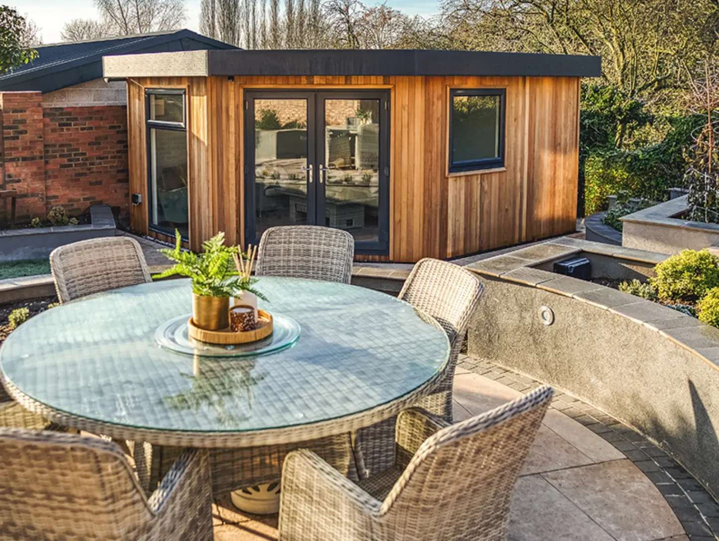 corner summer house