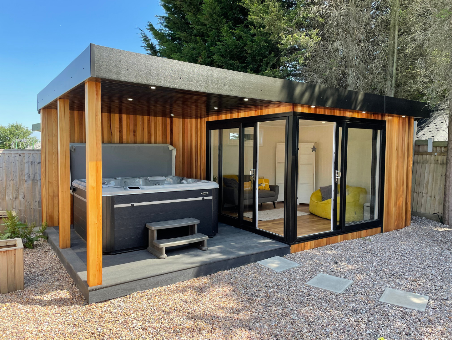 garden building with a veranda