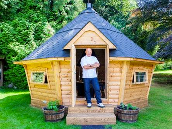 Aldo Zilli's BBQ cabin