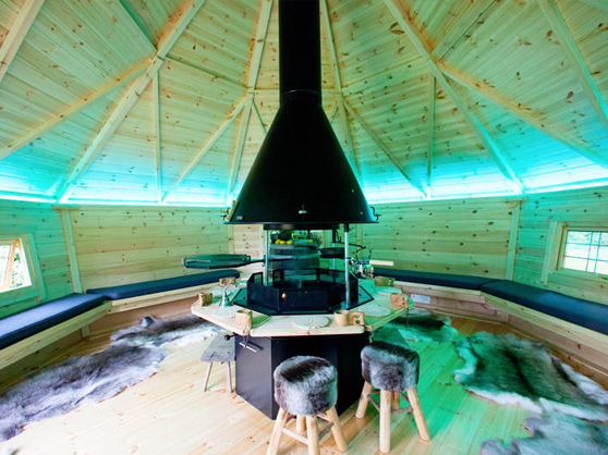 bbq cabin lights