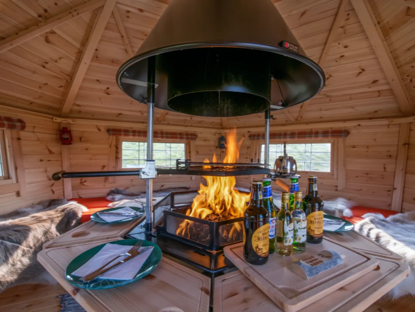 barbecue cabin for guest experiences