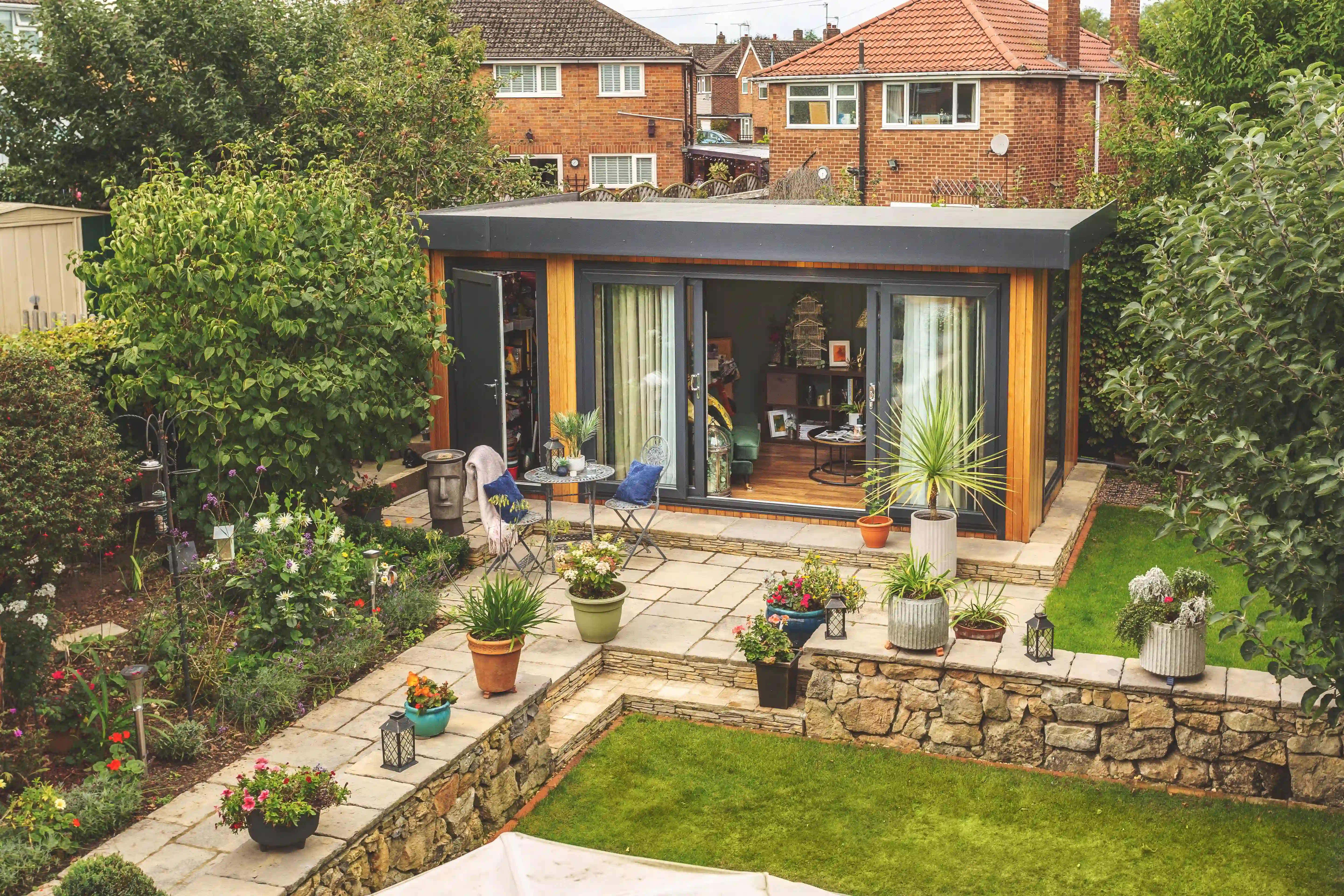 Cabin Master Cedar Garden Pod Wide View 