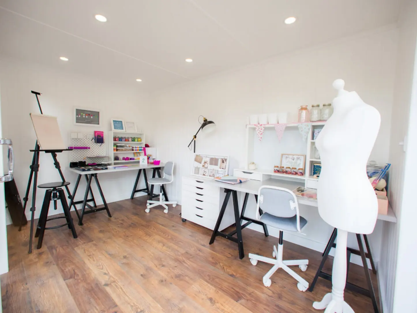 craft room in the garden