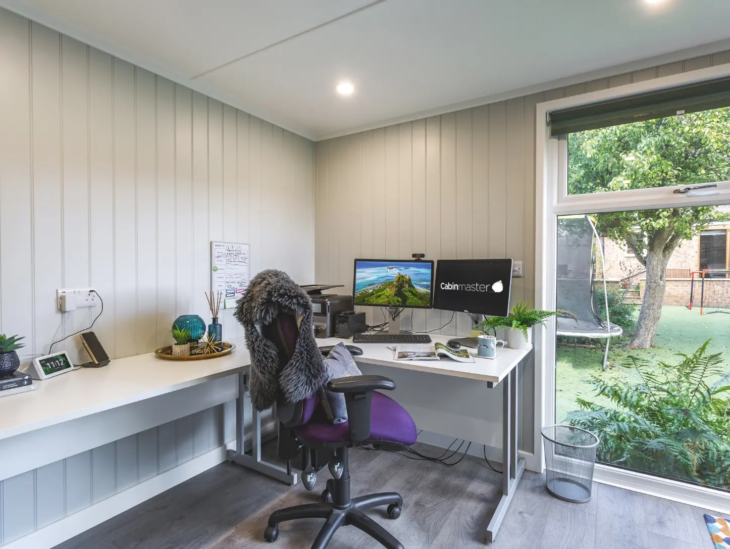 small office in the garden