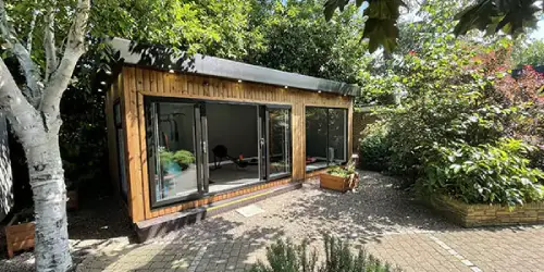 extra tall gym building for garden