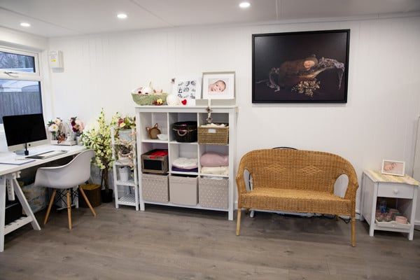 garden room photography studio interior
