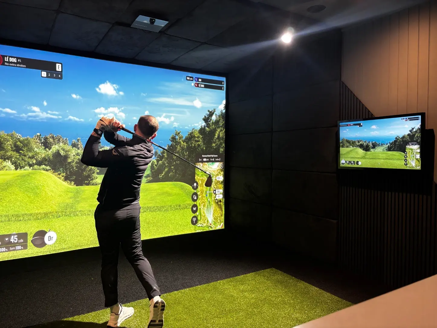 golf swing practice at home